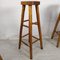 Brutalistic Bar Stools, 1970s, Set of 4, Image 7