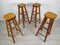 Brutalistic Bar Stools, 1970s, Set of 4 2