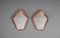 Wall Lamps in Hard Plastic and Copper by Rudolf Dörfler, 1960s, Set of 4, Image 2