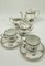 Tete Service in Porcelain, 1800s, Set of 5 2