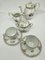 Tete Service in Porcelain, 1800s, Set of 5 1