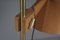 Floor Lamp in Wood, Brass and Fabric by Rudolf Dörfler, 1960s, Image 11