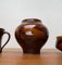Jarrón, jarra, cuencos y candelero alemán Mid-Century de cerámica de Till Sudeck, años 60. Juego de 5, Imagen 7