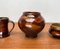 Jarrón, jarra, cuencos y candelero alemán Mid-Century de cerámica de Till Sudeck, años 60. Juego de 5, Imagen 9