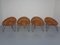 Mid-Century German Bamboo Chairs, 1950s, Set of 4, Image 1
