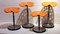 French Telescopic Stools by Étienne Fermigier for Mirima, 1970s, Set of 4, Image 5