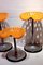 French Telescopic Stools by Étienne Fermigier for Mirima, 1970s, Set of 4 2