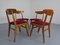 Mid-Century Walnut Dining Chairs, 1960s, Set of 4 3
