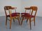 Mid-Century Walnut Dining Chairs, 1960s, Set of 4, Image 3