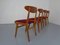 Mid-Century Walnut Dining Chairs, 1960s, Set of 4 7