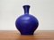 Minimalistische Mid-Century Vase in Blau 11