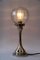 Art Deco Nickel-Plated Table Lamp, 1920s, Image 8