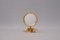 Specchio da tavolo placcato in oro di Hermès Paris, Immagine 6