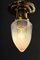 Art Deco Deckenlampen mit Opalglasschirmen, 1920er, 2er Set 11