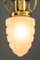 Art Deco Deckenlampen mit Original Glasschirmen, 1920er, 2er Set 8