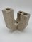 Brutalist Candleholder in Travertine by Fratelli Mannelli, 1970s 4