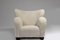 Finnish Sheepskin Wing Chairs by Marta Blomstedt, 1930s, Set of 2, Image 4
