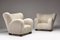Finnish Sheepskin Wing Chairs by Marta Blomstedt, 1930s, Set of 2 6