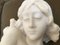 Alabaster Büste oder Frauenkopf im Jugendstil, 1900er 3