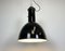 Vintage Industrial Bauhaus Black Enamel Pendant Lamps from Elektrosvit, 1960s, Set of 4 13