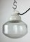 Vintage White Porcelain Pendant Light, 1970s, Image 6