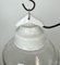 Vintage White Porcelain Pendant Light, 1970s 3