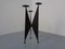 Brutalist German Iron Candleholder, 1960s 1