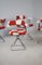 Vintage Dining Table and Swivel Chair Set by Rudi Verelst for Novalux, 1974, Set of 5, Image 2