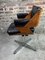 Swivel Lounge Chair in Wood and Leatherette by Martin Stoll, 1960s 3