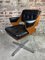 Swivel Lounge Chair in Wood and Leatherette by Martin Stoll, 1960s, Image 1