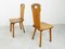 Vintage Brutalist Dining Chairs in Oak, 1960s , Set of 4 6