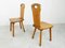 Vintage Brutalist Dining Chairs in Oak, 1960s , Set of 4, Image 6