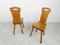 Vintage Brutalist Dining Chairs in Oak, 1960s , Set of 4 9