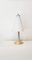 Vintage Table Lamps in Gold and Frosted Glass by Lakro, 1980s, Set of 2 11