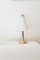 Vintage Table Lamps in Gold and Frosted Glass by Lakro, 1980s, Set of 2 2