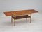 Danish Folding Sofa Table in Teak and Oak, 1970s, Image 9