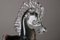 Statuetta a forma di cavallo in vetro di Murano di Archimede Seguso, anni '60, Immagine 8