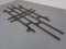 Large German Brutalist Iron Wall Sculpture, 1960s 14