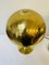 Lámparas de mesa Sputnik Pils italianas de latón, años 80. Juego de 2, Imagen 11