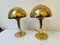 Italian Sputnik Pils Table Lamps in Brass, 1980s, Set of 2 6