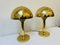 Italian Sputnik Pils Table Lamps in Brass, 1980s, Set of 2 7