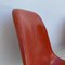 DSX Orange Chairs Set by Charles and Ray Eames for Herman Miller, 1960s, Set of 4, Image 10