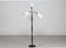 Danish Modern Three-Armed Floor Lamp in Teak and Brass by Svend Aage Holm Sørensen for Fog & Mørup, 1950s, Image 1