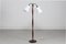 Danish Modern Three-Armed Floor Lamp in Teak and Brass by Svend Aage Holm Sørensen for Fog & Mørup, 1950s 2