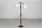 Danish Modern Three-Armed Floor Lamp in Teak and Brass by Svend Aage Holm Sørensen for Fog & Mørup, 1950s, Image 2