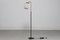 Lámpara de pie danesa moderna de latón y metal, años 60, Imagen 1