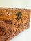 Cajonera oriental pequeña de madera de alcanfor tallada, años 50, Imagen 9