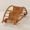 Rocking Chair Réversible par Brockhage pour Siegfried Lenz Berggieszhübel, 1950s 10