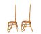Italian Rattan and Bamboo Hight-Backed Chairs from Bonacina, 1960s, Set of 2 5