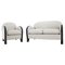 Italian Two-Seater Sofa and Armchair, 1940s, Set of 2, Image 1